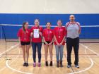 Badmintonska Ekipa kole 2015./16.
EMA BRKI, MIHAELA LESJAK, JANA BRAKO, JANA BEDI. Voditelj: Marinko Horvat, Prof.