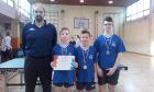 Stolni Tenis - 1. Mjesto Na upanijskom Natjecanju - DENIS TOPLEK, MATIJA STRBAT, ANTONIO BODALEC.
Voditelj: Marinko Horvat, Prof.